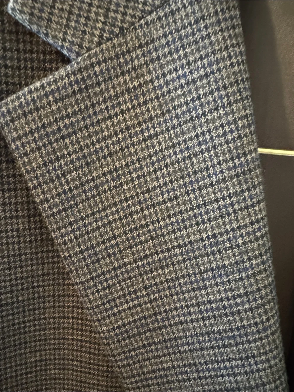 Michael Kors Men's 50R Black/brown Micro-Check Blazer NWOT